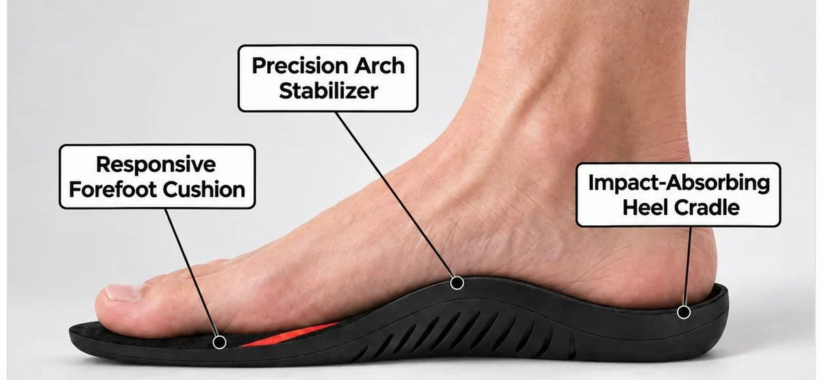 Pro Arch Support Insoles for Everyday Comfort