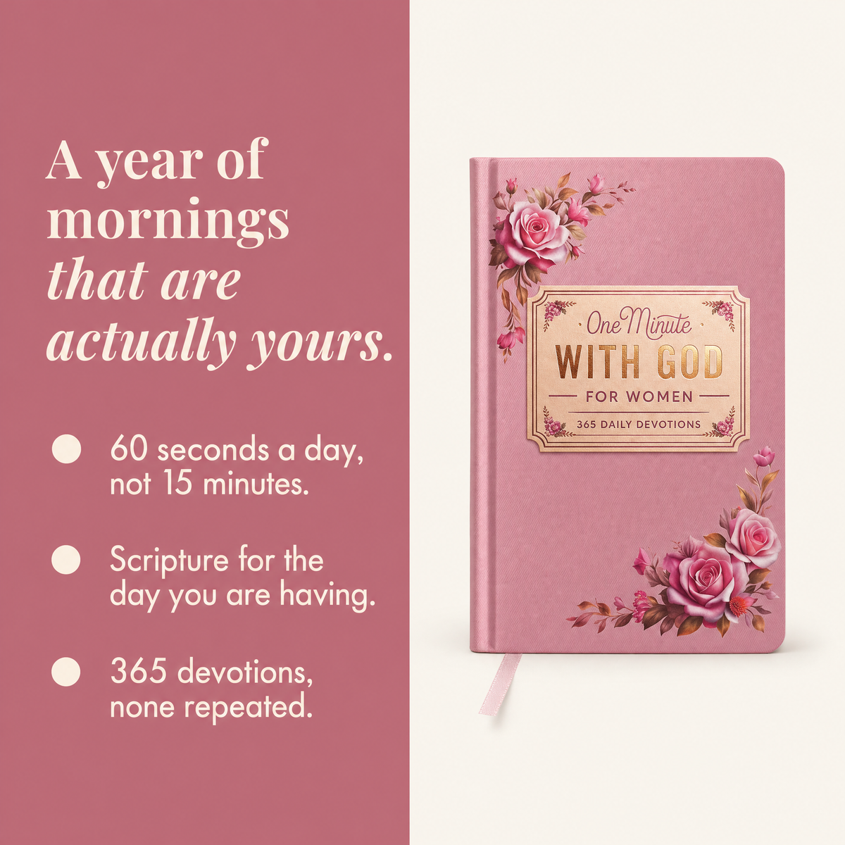 One-Minute Devotional Journal for Women: 365 Days of Daily Faith Reflection 4