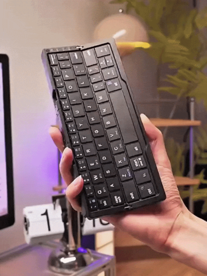 Full-size typing, pocket-size footprint
