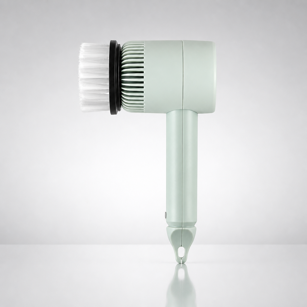 Spinly cordless spin scrubber studio shot