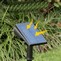 Waterproof Solar Garden Spotlight with Adjustable Head and 3 Brightness Modes