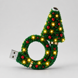 TwinkleTree USB Christmas projection light, studio shot