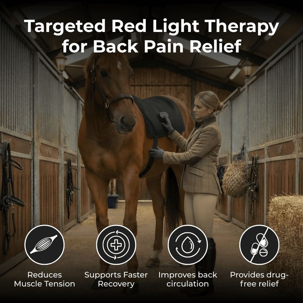 LED Red Light Therapy Back Wrap for Horses 3