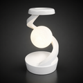 OrbitGlow™ Floating Moon Lamp — Rotating Night Light + 15W Wireless Charger
