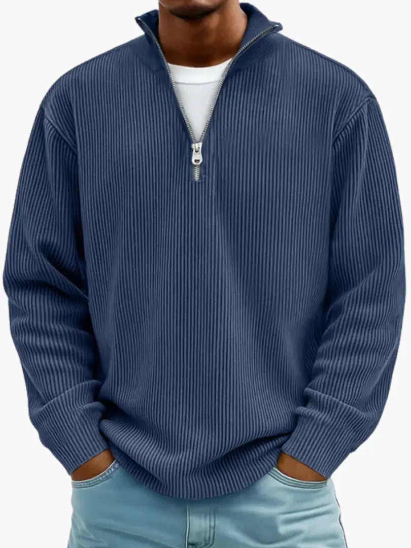 Cozy Quarter-Zip Sweater for Men and Women, Relaxed Fit, Warm and Shape-Keeping 5