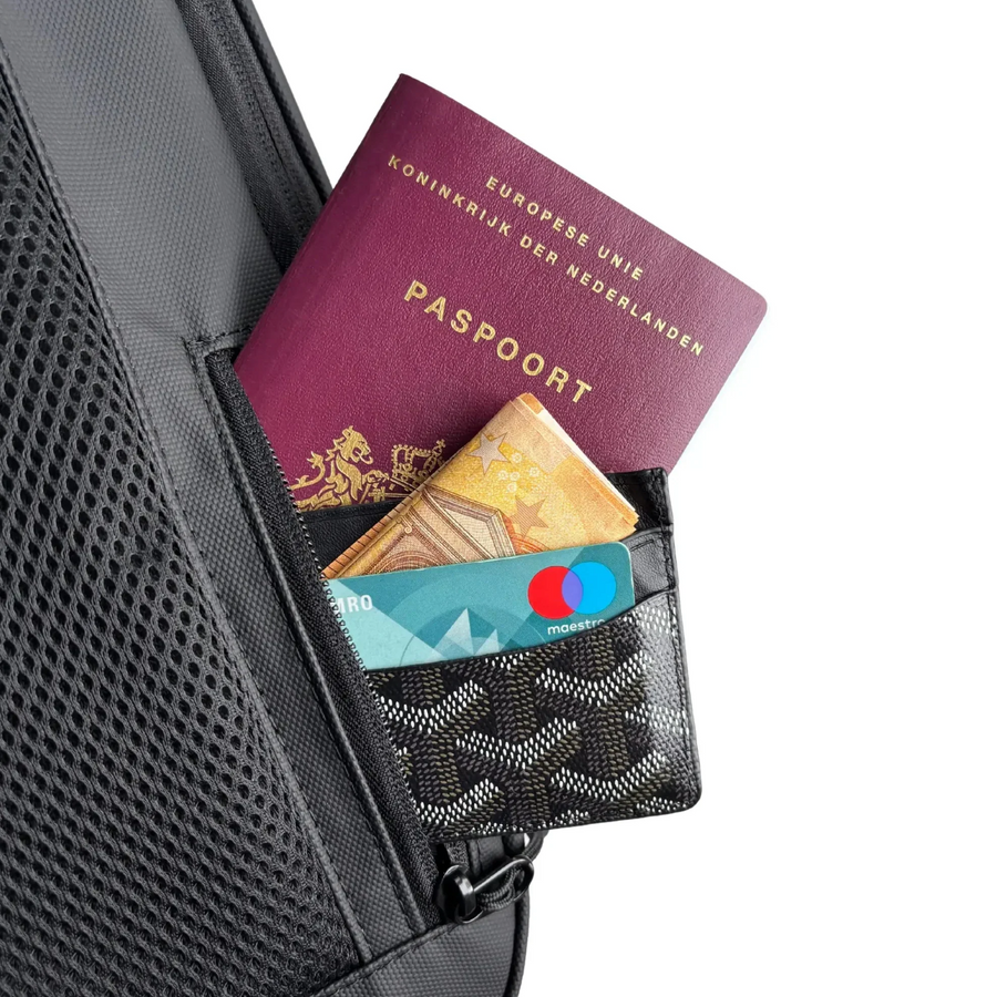 At the desk