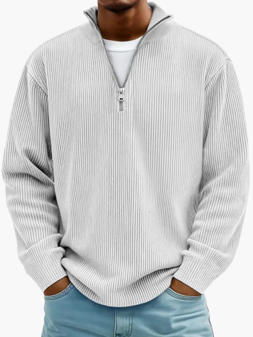 Cozy Quarter-Zip Sweater for Men and Women, Relaxed Fit, Warm and Shape-Keeping 6
