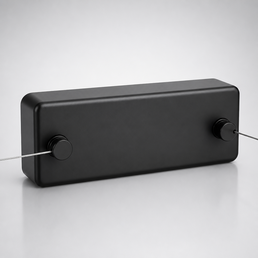 DryLine retractable clothesline box studio shot