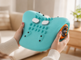 NeckNest heated neck massage pillow held in hands