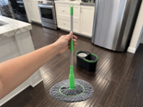 GlideMate twist mop held upright in a kitchen