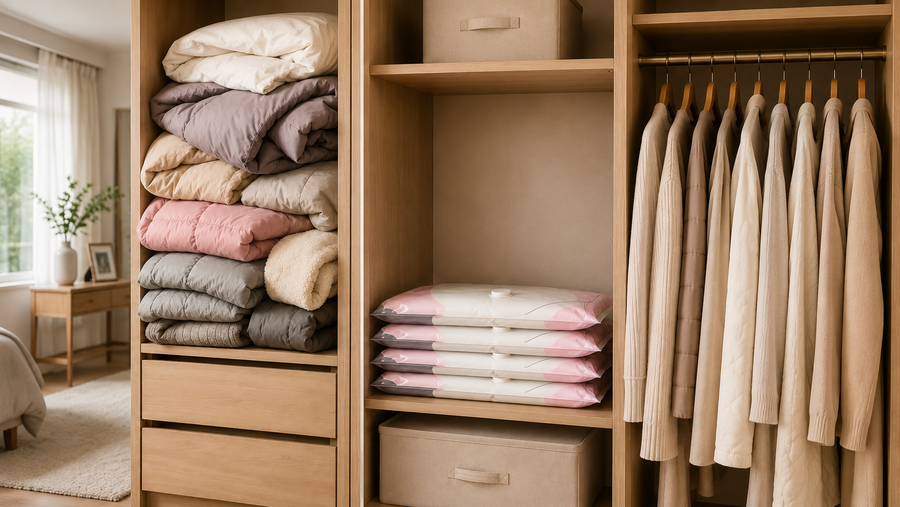 CLUTTER-FREE CLOSETS
