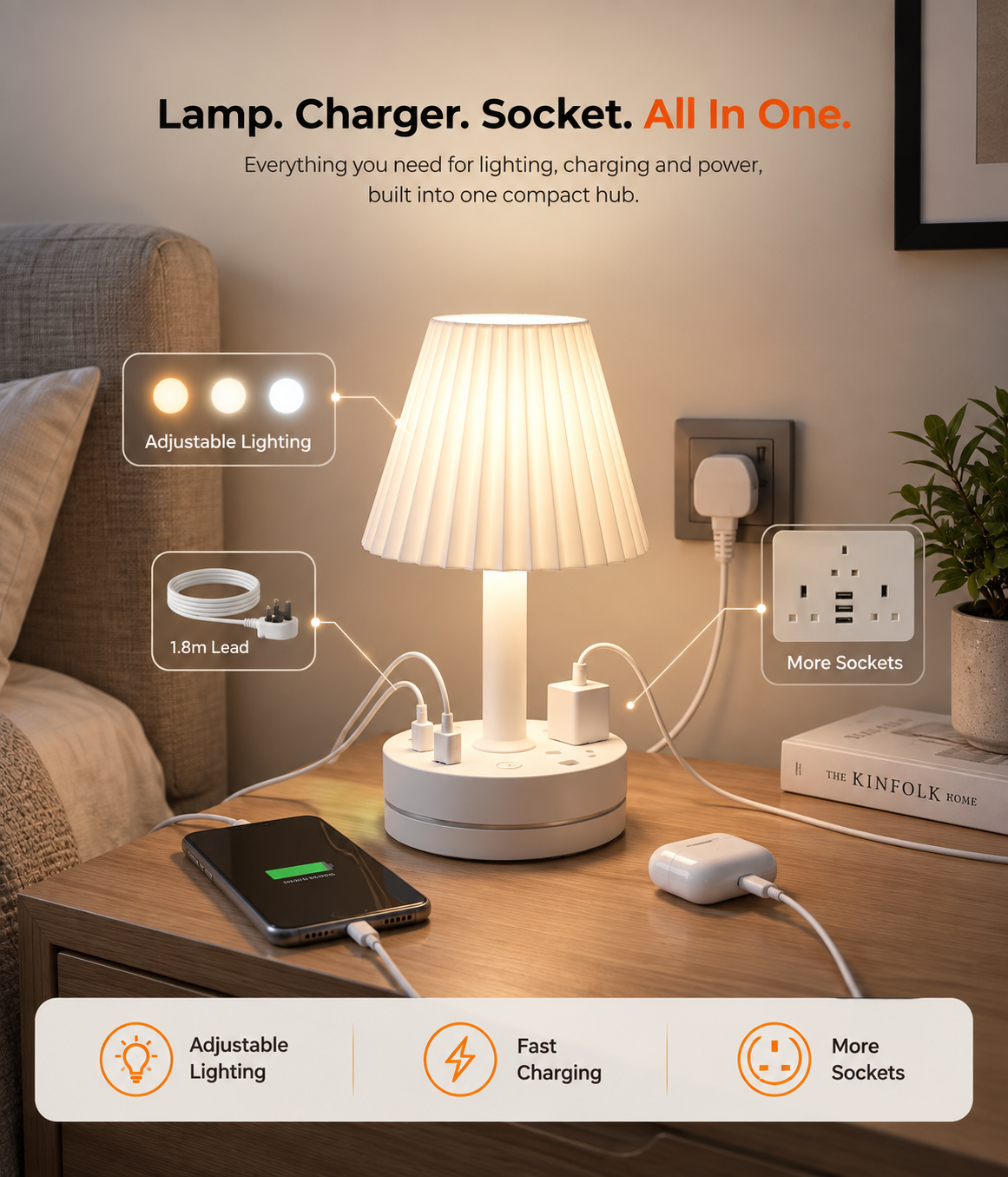 PLUG IN AND SETTLE IN