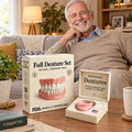 Custom Moldable Cosmetic Denture Set – Reusable Upper & Lower Jaw Solution