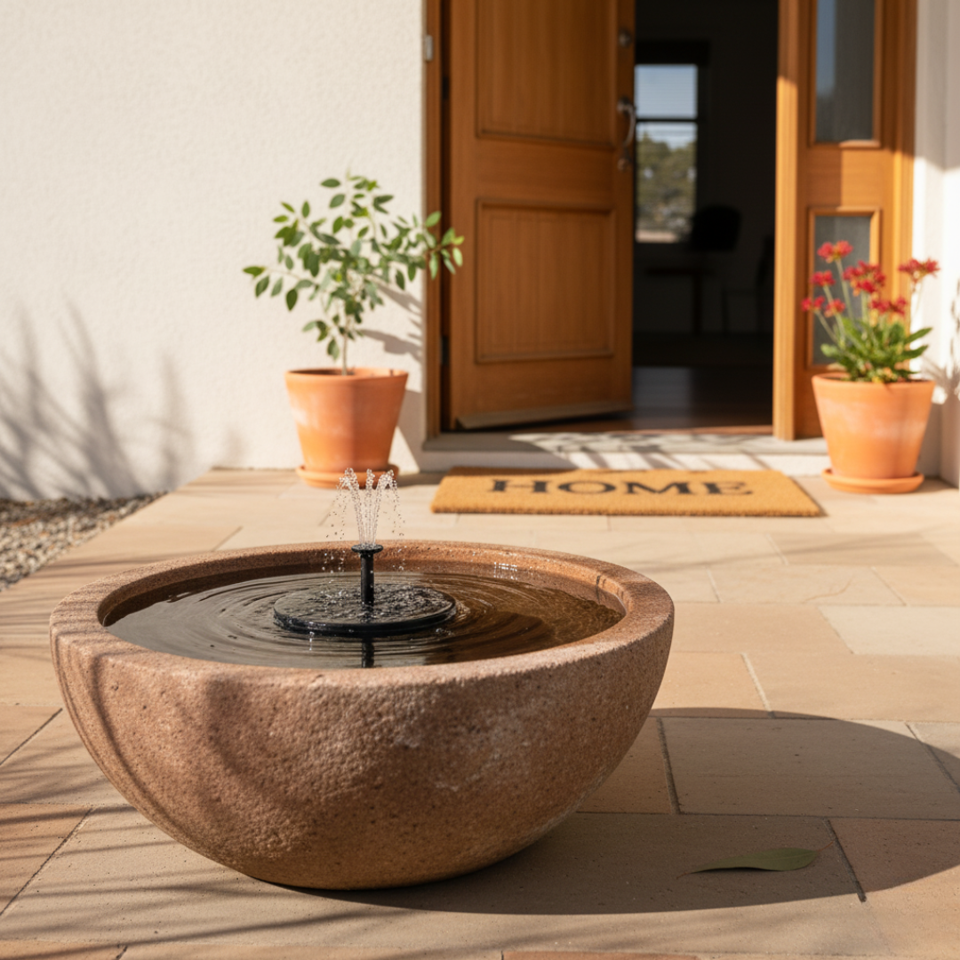 Solar Fountain for Garden Bowls and Basins - Powered by Sunlight 8