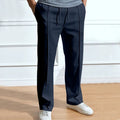 Men's Slim Fit Pants with Elastic Drawstring Waist 1