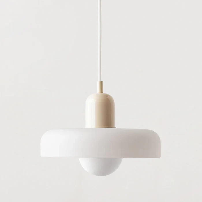 Bauhaus Style Stained Glass Pendant Light with Geometric Design 35