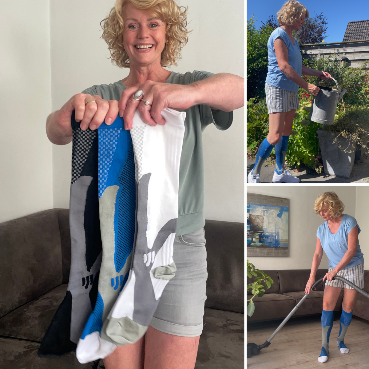 Compression Socks with 20-30 mmHg Support for Leg Pain and Swelling Relief 2