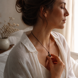 Golden Obsidian Necklace for Women - Protective Handmade Gemstone Pendant 2