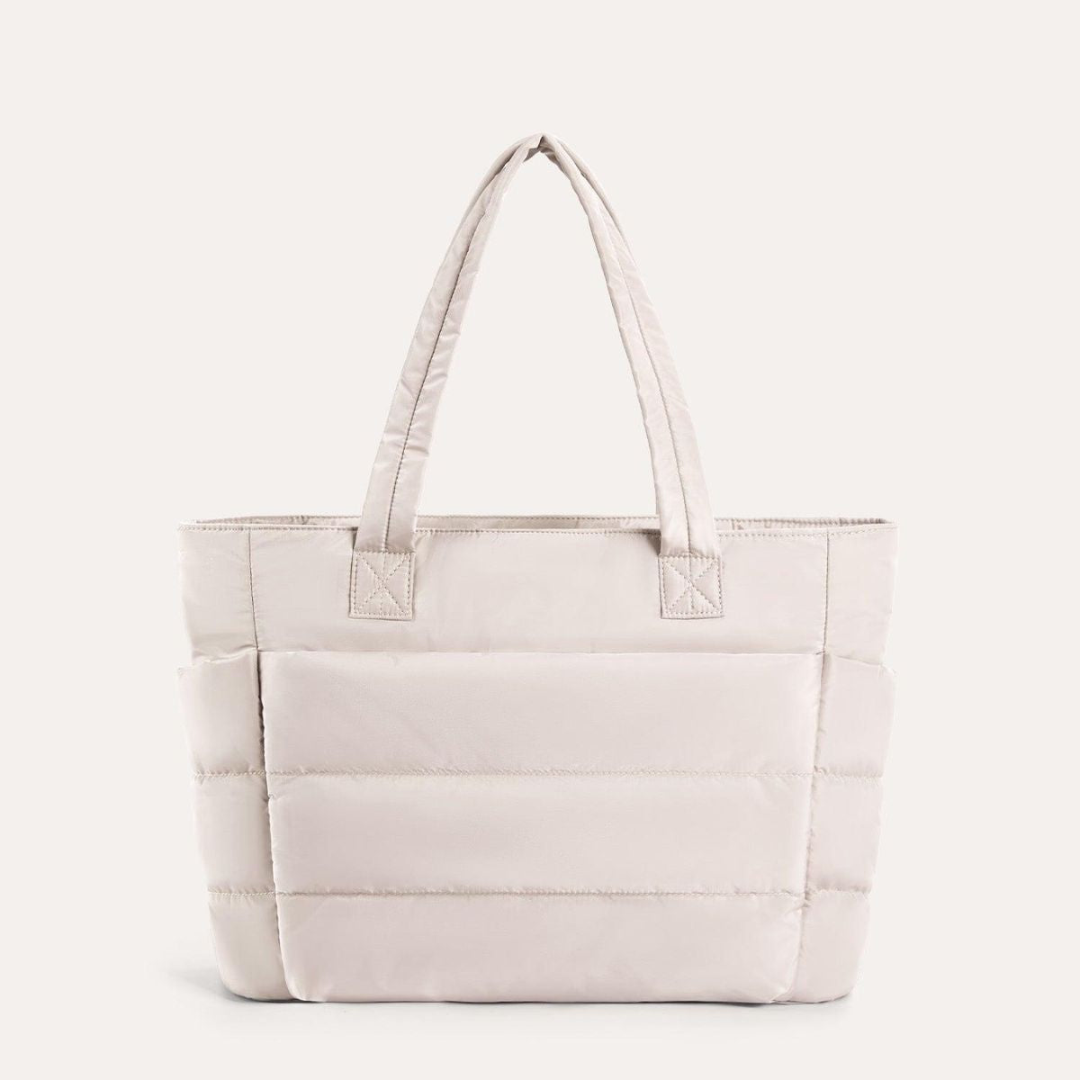 Quilted Puffy Tote Bag - Stylish, Roomy 20L Everyday Carryall 15