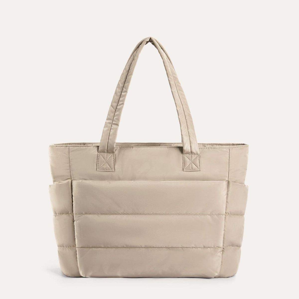 Quilted Puffy Tote Bag - Stylish, Roomy 20L Everyday Carryall 21