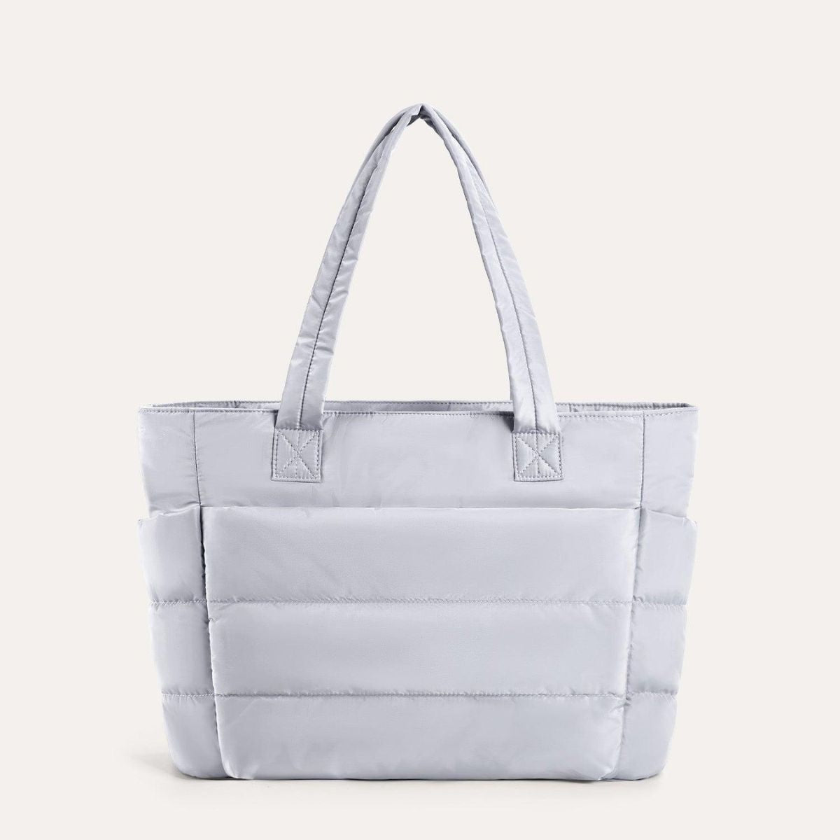 Quilted Puffy Tote Bag - Stylish, Roomy 20L Everyday Carryall 16