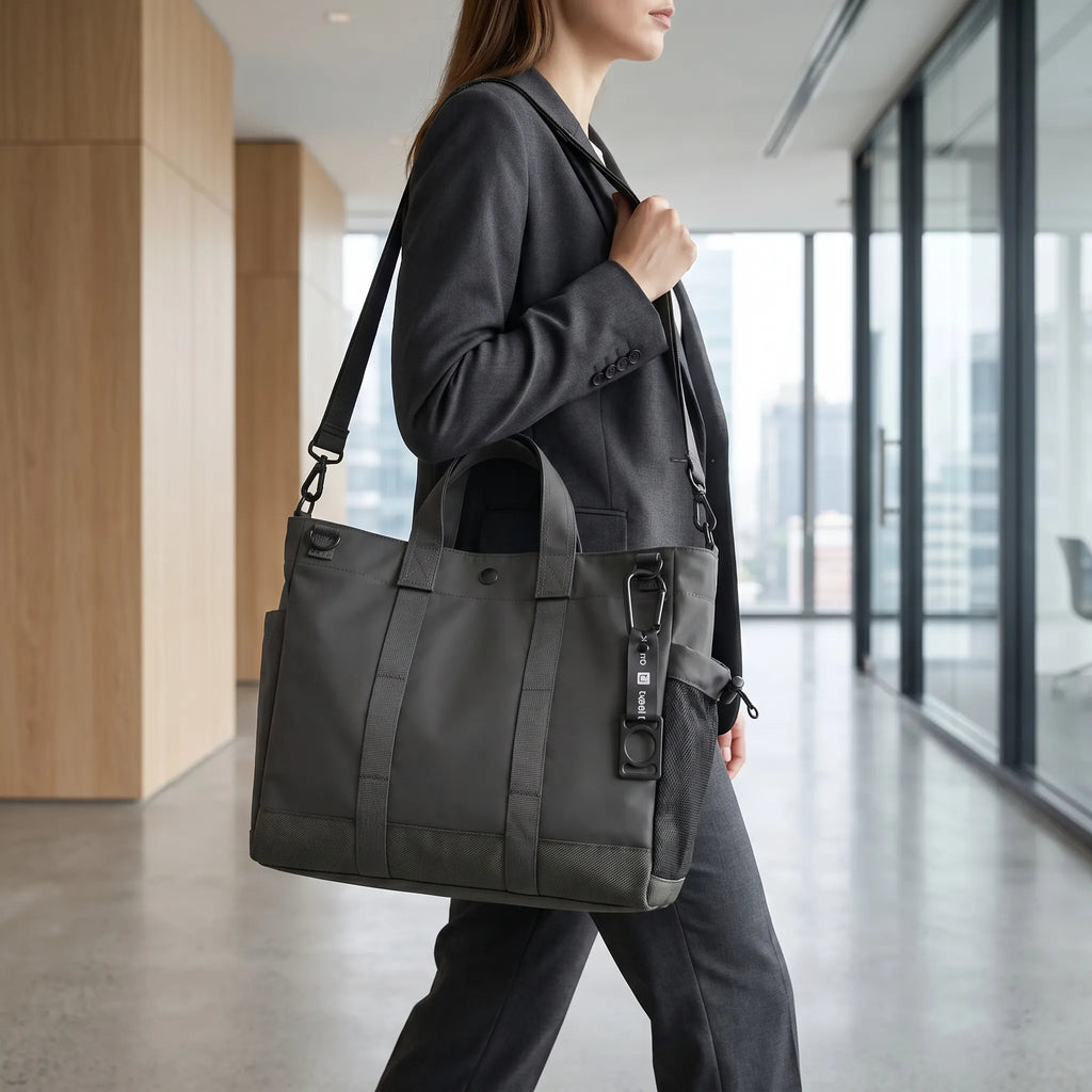 AA OOS Multi-Compartment Laptop Tote With Adjustable Strap - Trekton