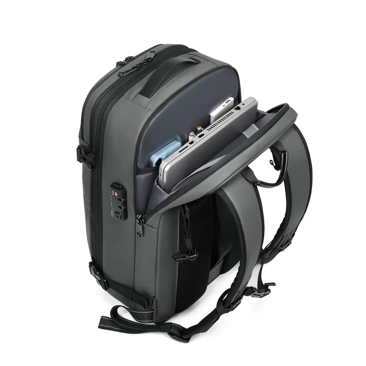 Vacuum Compression Travel Backpack, Waterproof and Comfortable 13