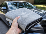 OneDry drying towel held in hand