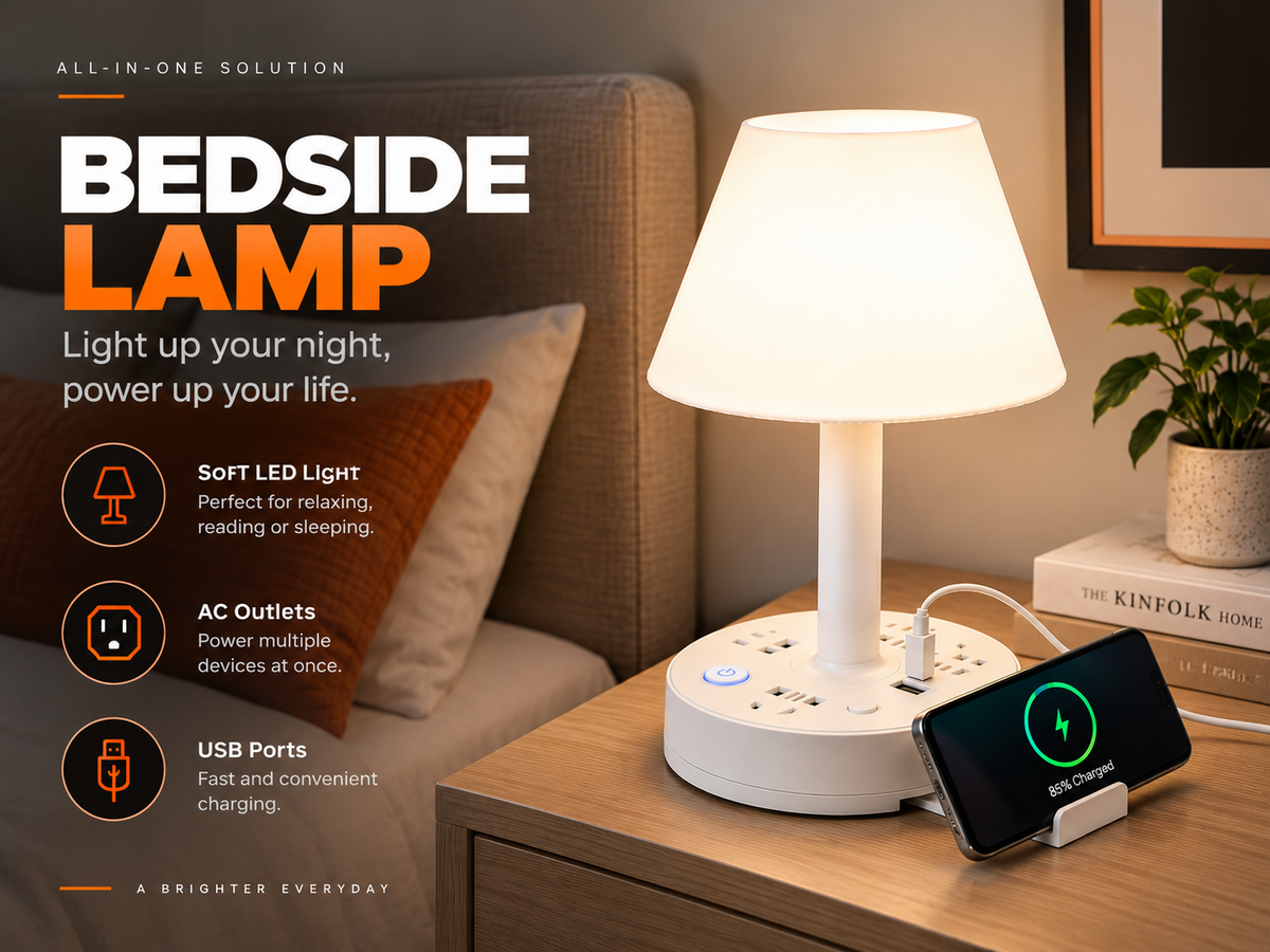 ALL-IN-ONE BEDROOM LAMP