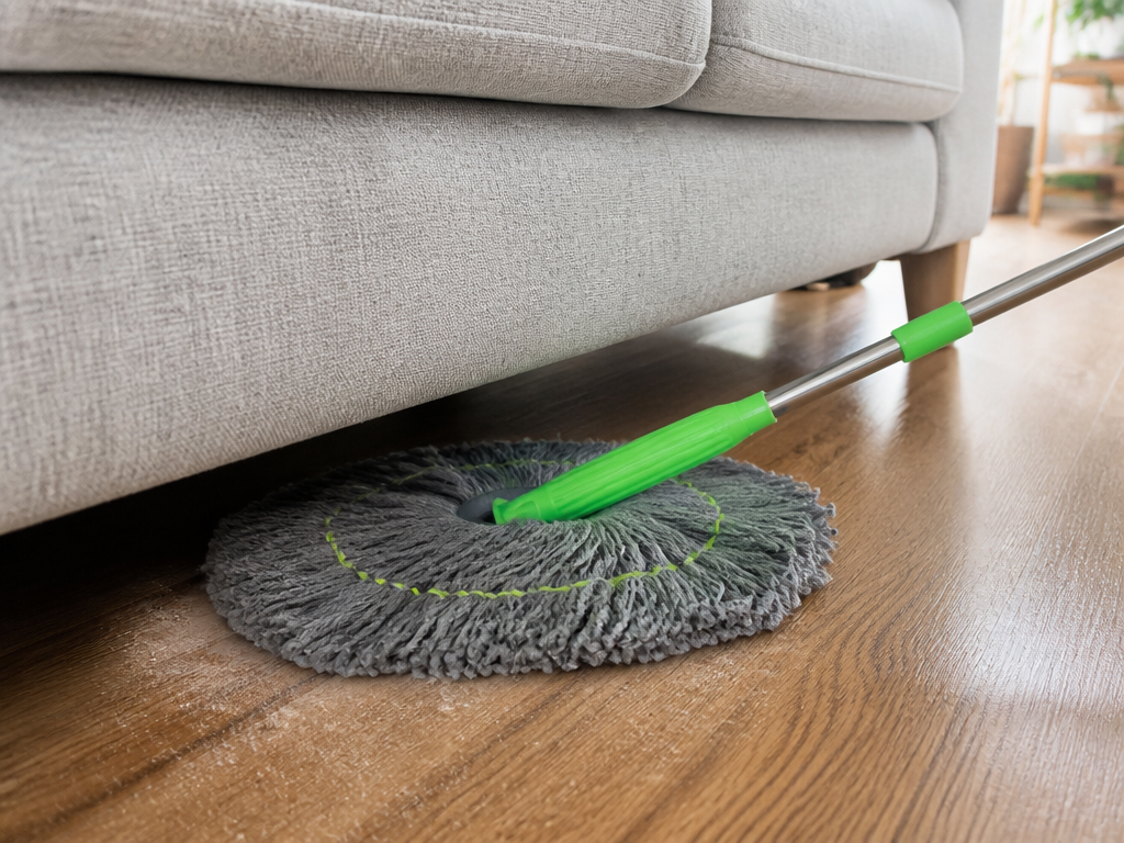 Slides under furniture