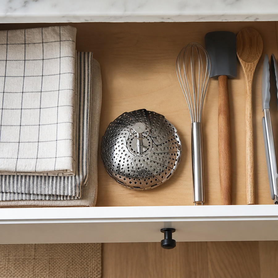 Stores in a drawer
