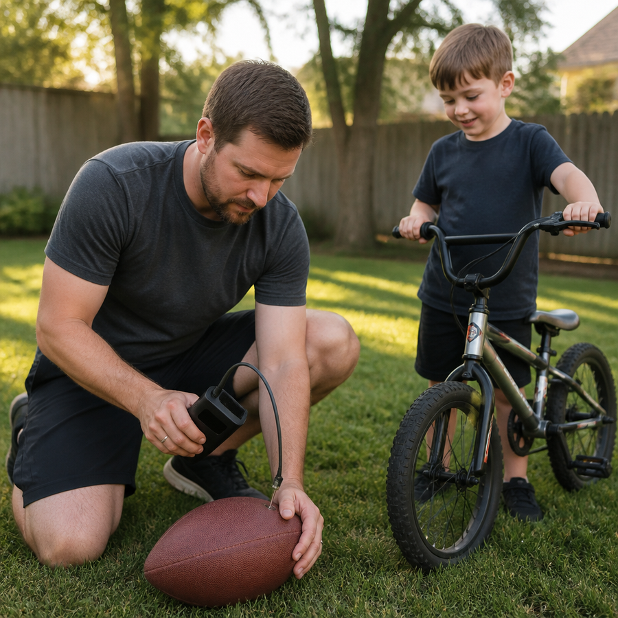 Balls & kids' bikes