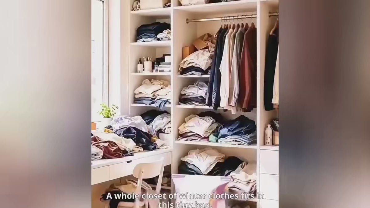 Turn bulky piles into storage that fits your space