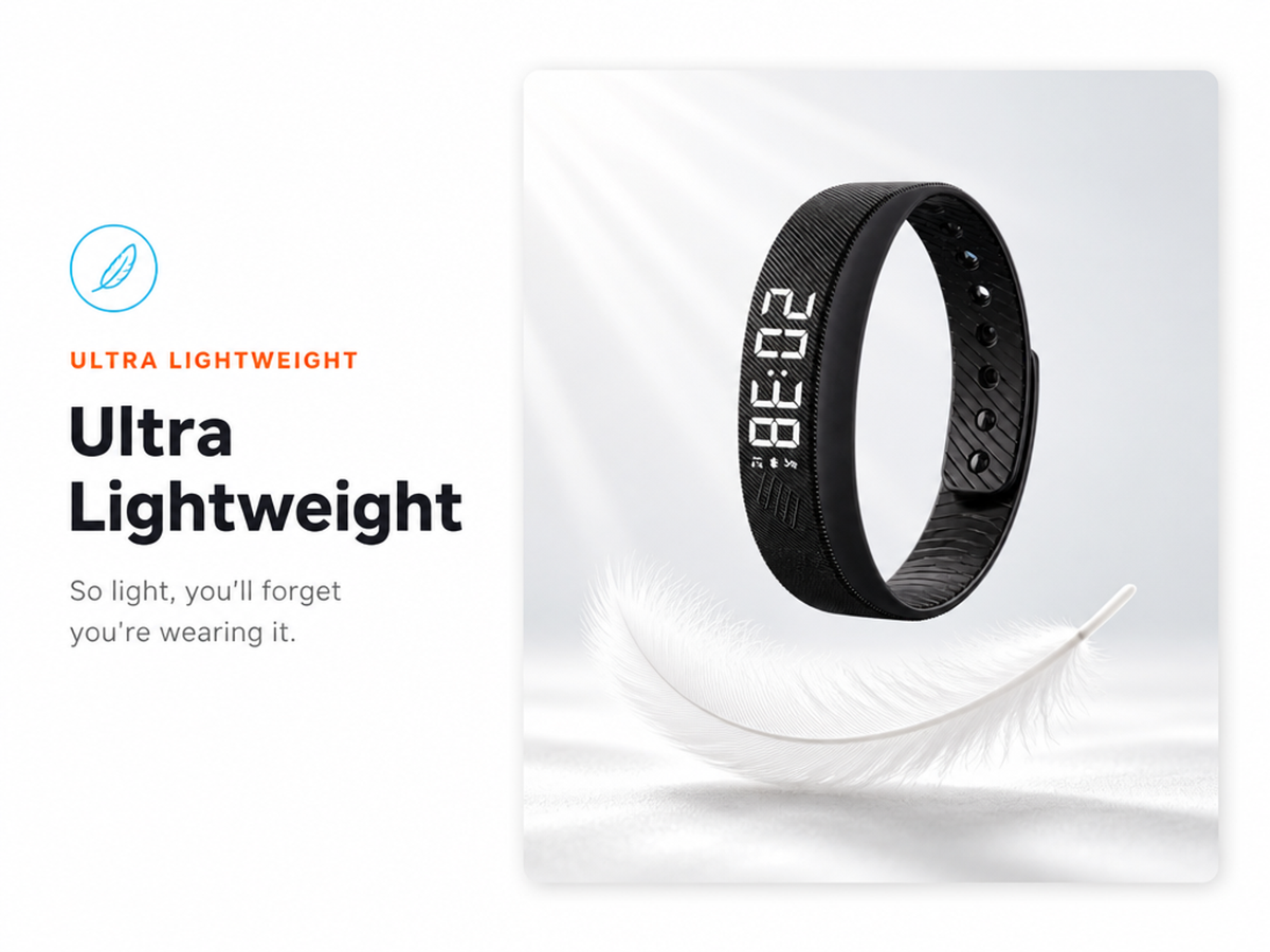 Splash-Proof & Feather-Light