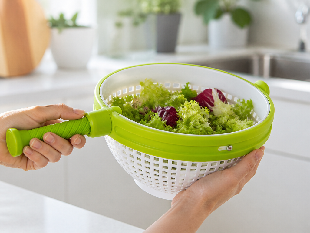 Wash, spin, serve — one bowl