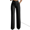 Women's High-Waist Dress Pants | Straight Leg & Crease | Sizes S-3XL 1