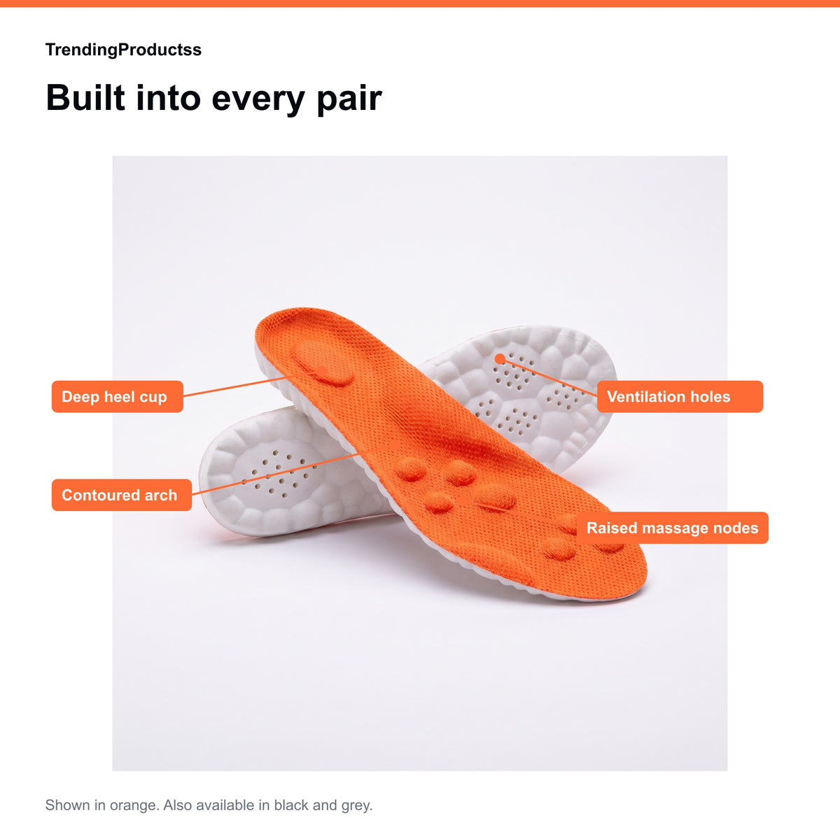 Features built into every pair