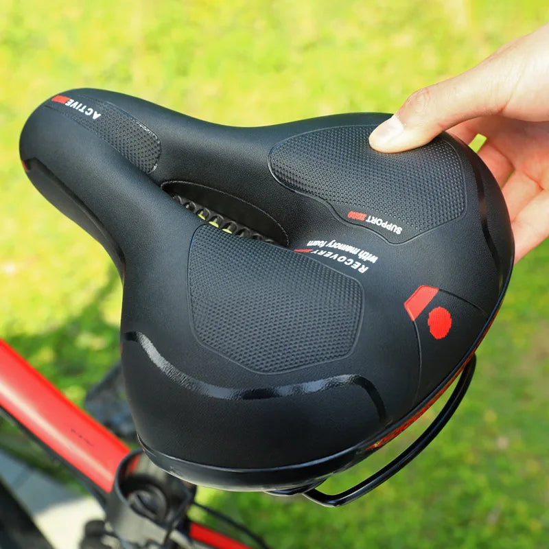 Ergonomic Comfort Bike Seat with 2 in Memory Foam - No More Saddle Soreness 5