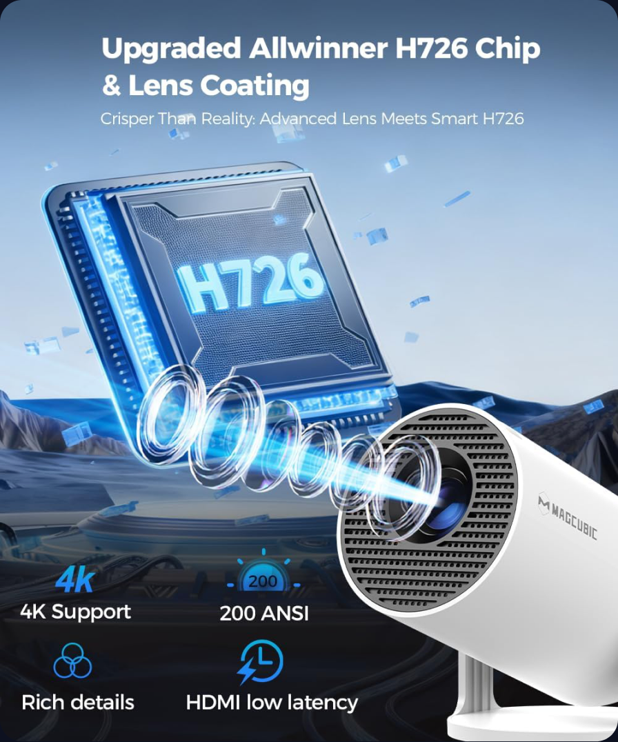 Allwinner H726. Crisper than reality.